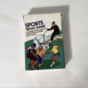 Vintage 80s SPORTS TRIVIA GAME cards 848 QUESTIONS & ANSWERS